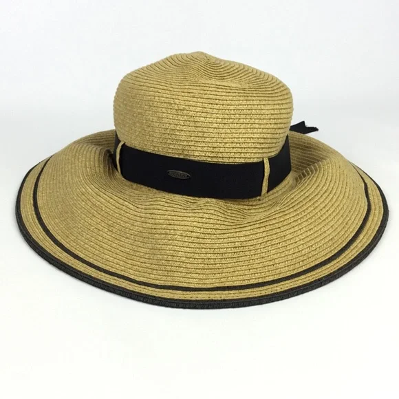 Scala | Accessories | Scala Paper Straw Sun Hat With  display picture 3